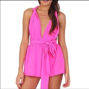 Pink romper